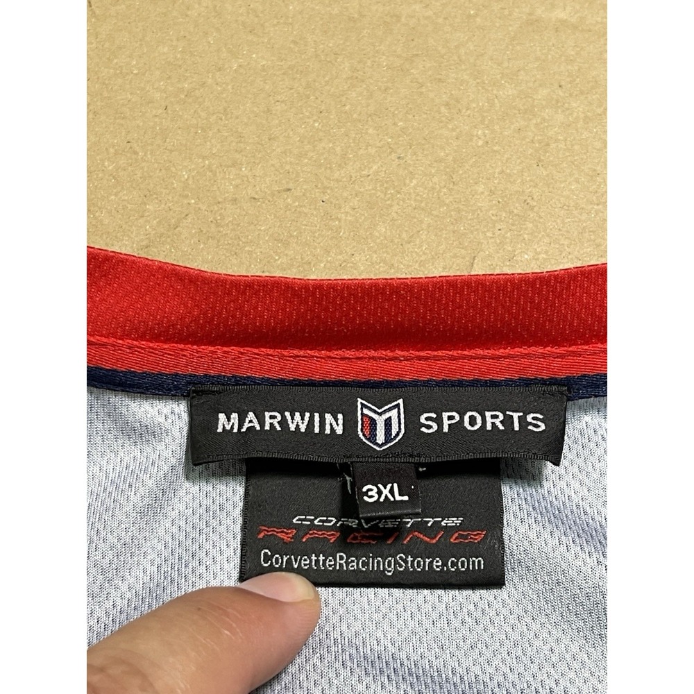Men's Corvette Racing Chevrolet Shirt Jersey Size 3X Short Sleeve Graphic Shirt - Picture 7 of 13